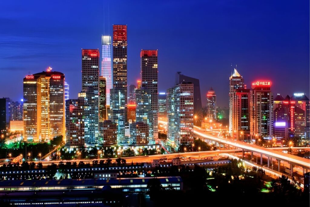 Thành phố Bắc Kinh về đêm