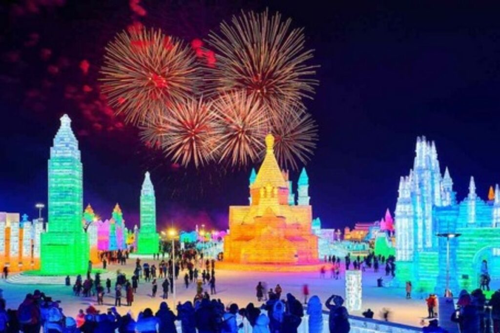 Thế giới Băng Tuyết - Địa điểm du lịch Tour Cáp Nhĩ Tân được yêu thích