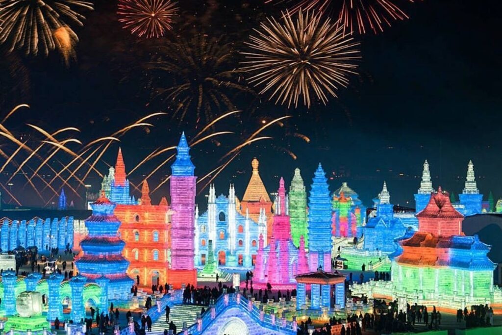 Cáp Nhĩ Tân về đêm